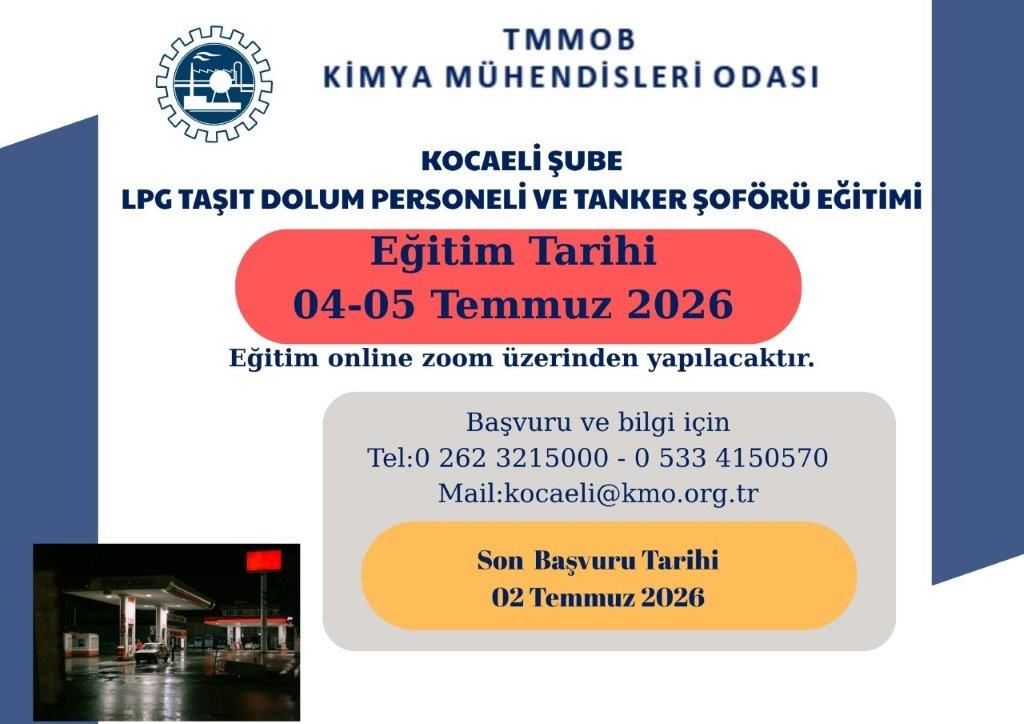 LPG TAŞIT DOLUM PERSONELİ VE TANKER ŞÖFÖRÜ EĞİTİMİ