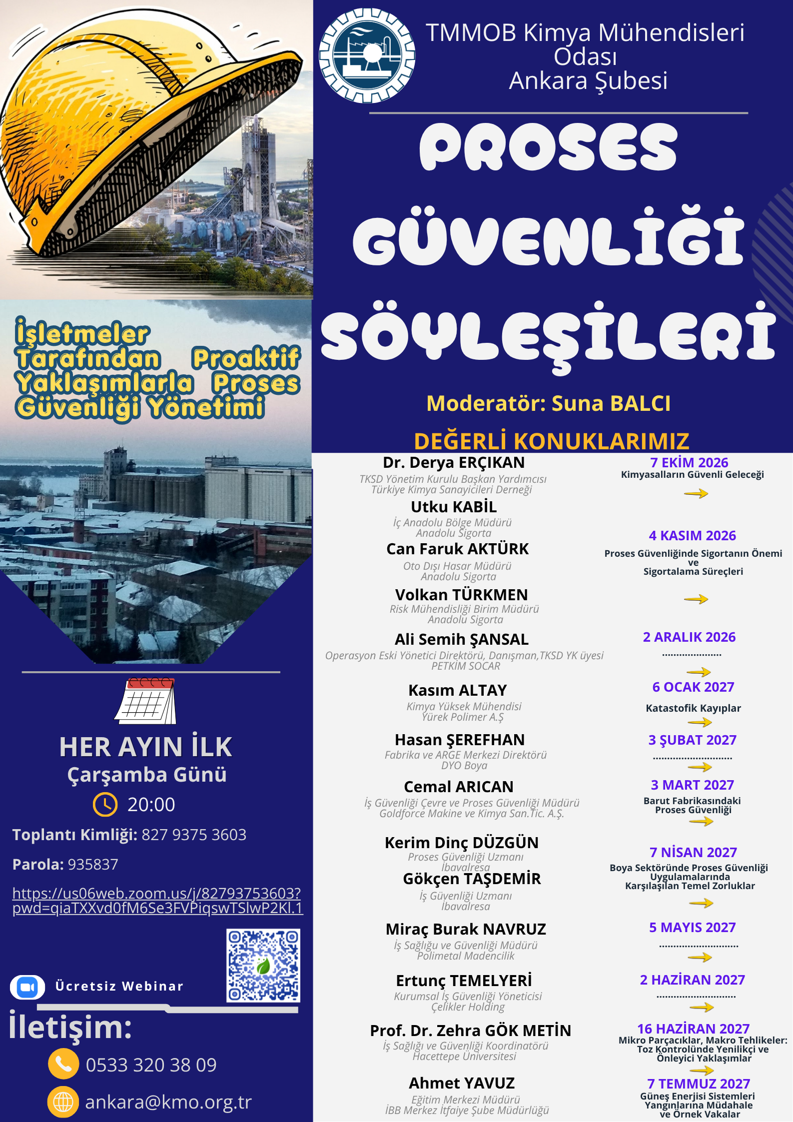 PROSES GÜVENLİĞİ SÖYLEŞİLERİ 2 BAŞLIYOR
