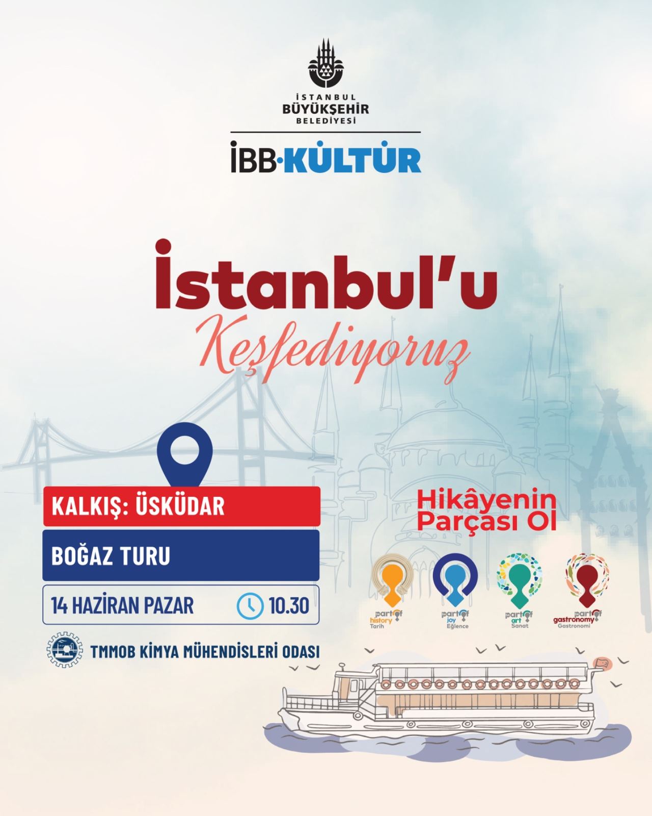 İstanbul’u Rehberli Boğaz Turu ile Keşfediyoruz – Ücretsiz Etkinlik Daveti