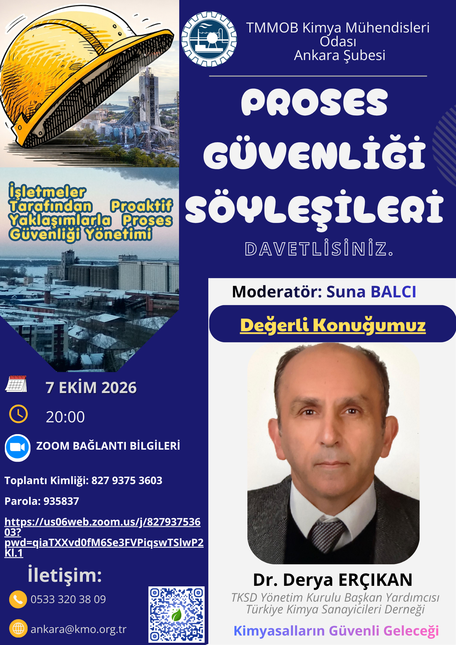 PROSES GÜVENLİĞİ SÖYLEŞİLERİ 7 EKİM 2026