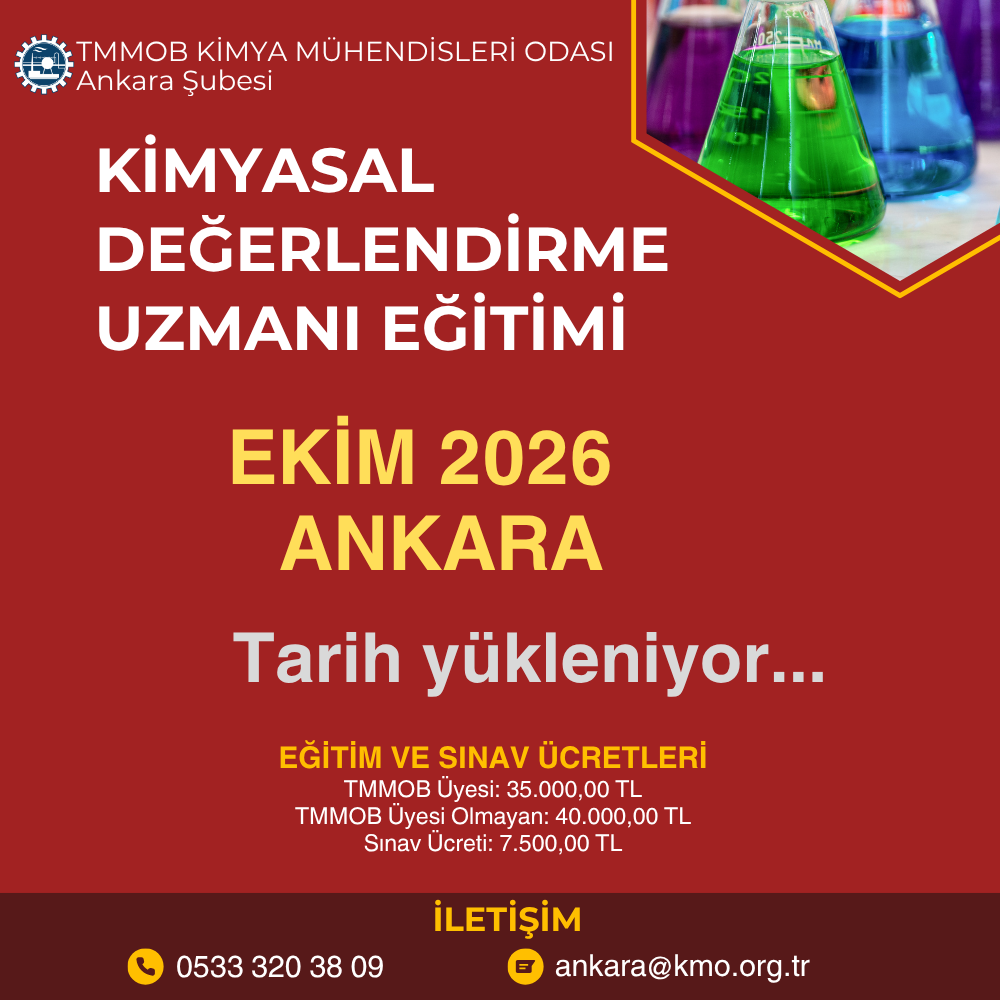 KİMYASAL DEĞERLENDİRME UZMANI EĞİTİMİ